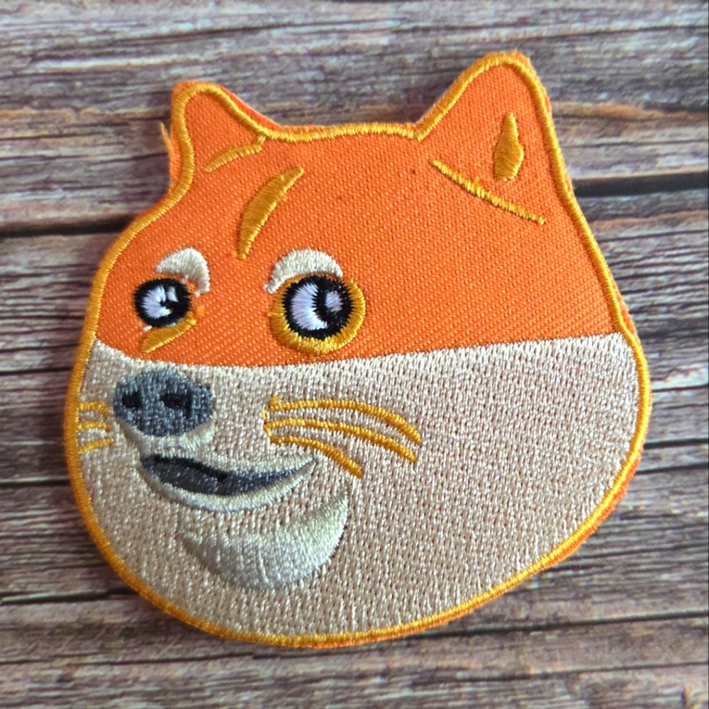 Meme Dog Shiba Inu Chunky Boi Puppy Doggo Embroidered Iron on Patch Pick 3/13$